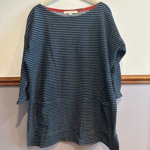 Erica Tanov Striped Knit Top